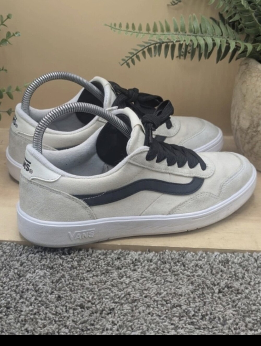 Vans Cruz Too Comfycush Gray Suede Mens 8.5 Women's 10 Casual Comfort Shoes